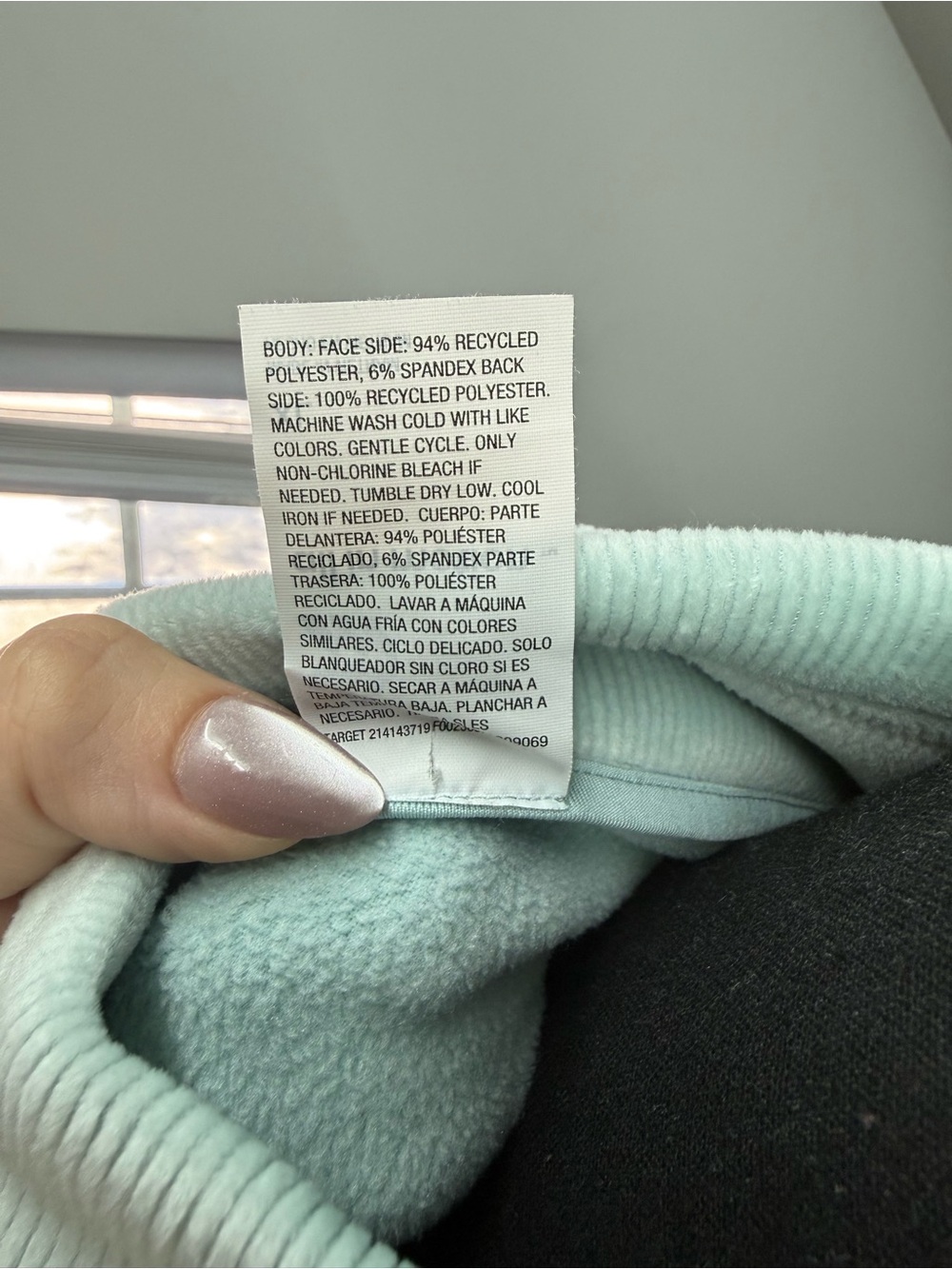 all in motion light blue Half-Zip Pullover Sweater - Picture 7 of 7
